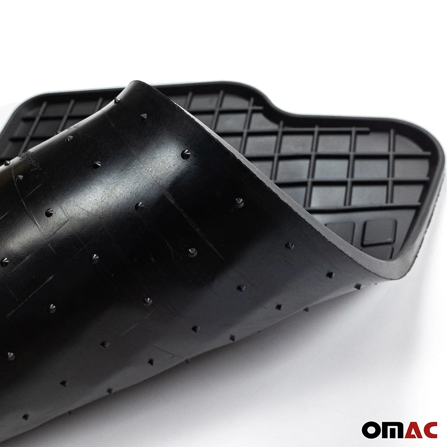 1992-1998 BMW 3 Series E36 Sedan Floor Mats Liners Full Set All Weather Rubber Black