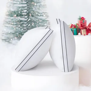 9villa Hybrid Pure Original Microfiber Pillow|Down Pillow For Sleeping|Soft Support For Side,Back And Stomach Sleepers,Medium Firm,Neck Supportive Pillow, Size 17X27 Inch Set Of 2, White