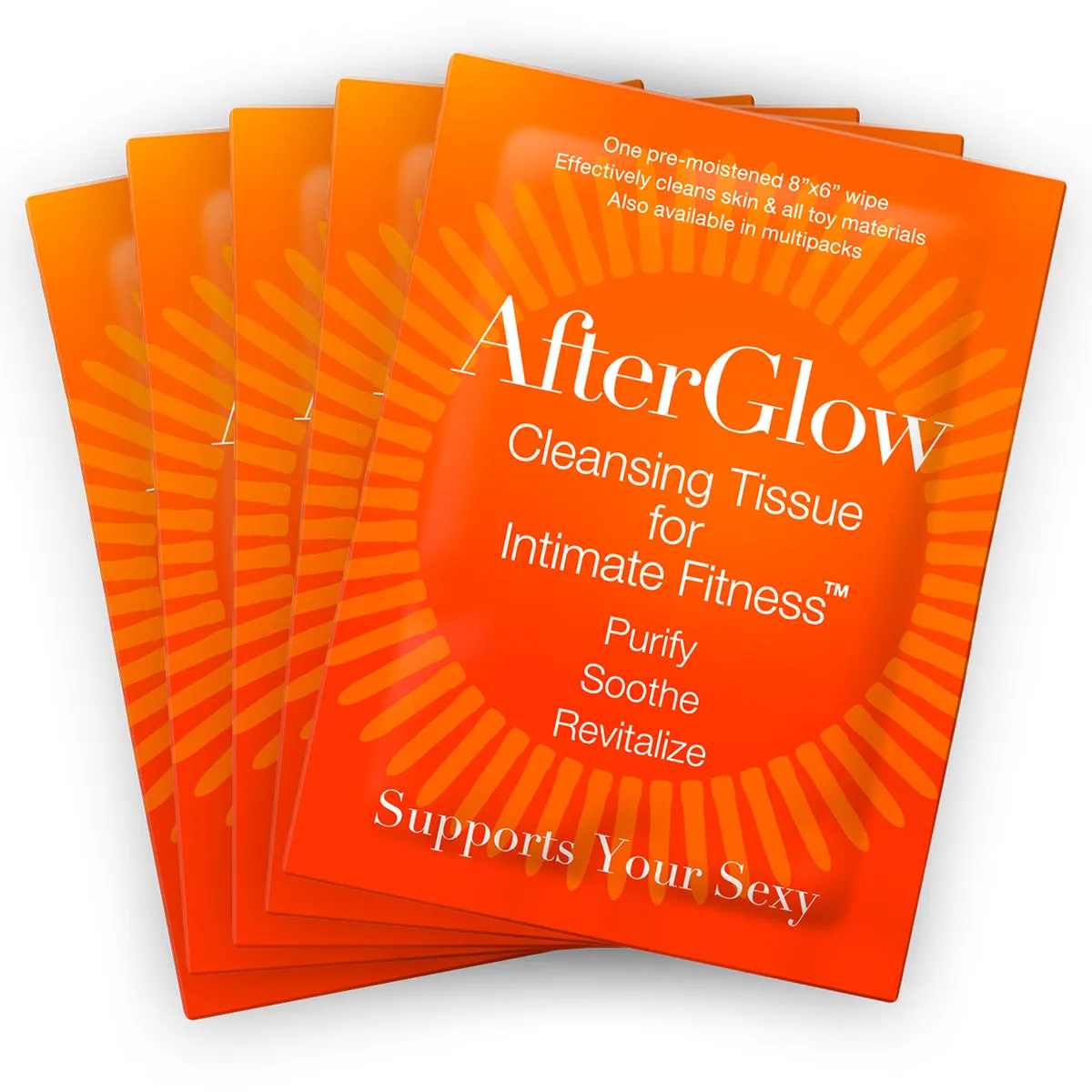 Afterglow Cleansing Tissues - Singles 50pk