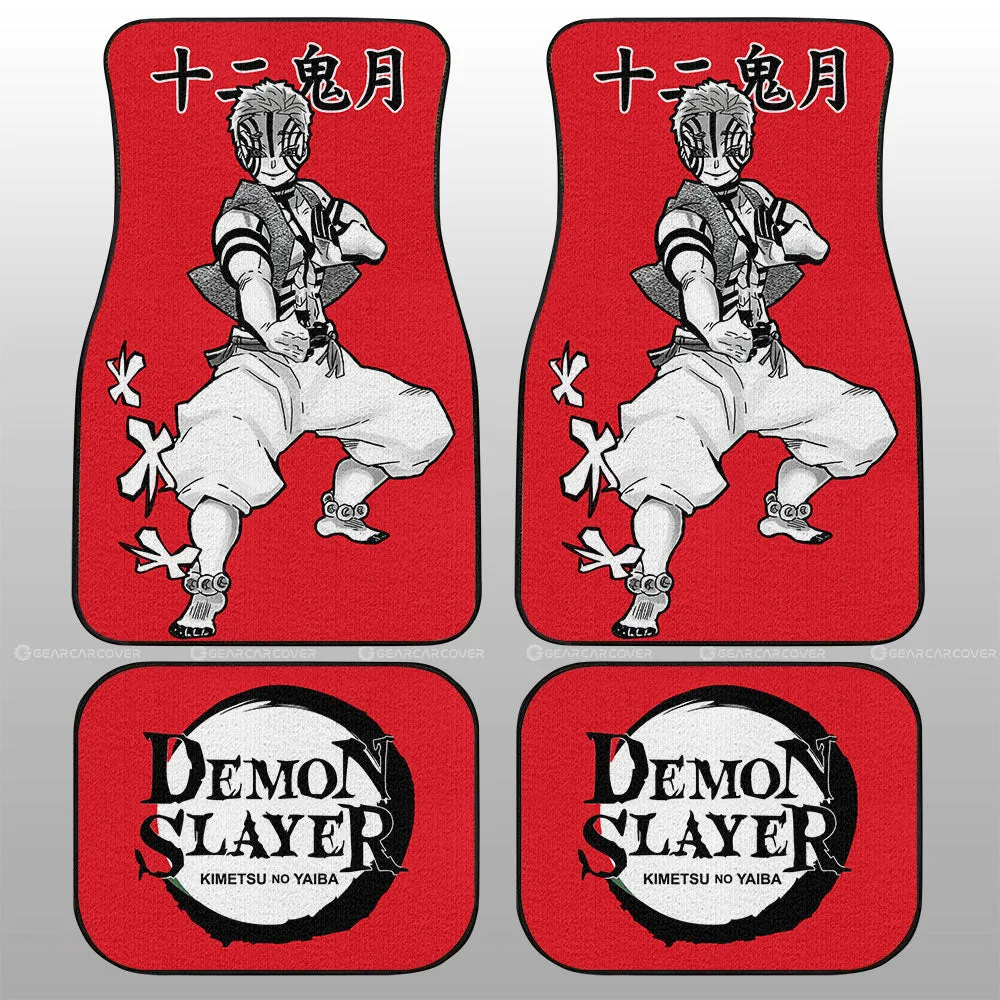 Akaza Car Floor Mats Custom Car Accessories Manga Style For Fans