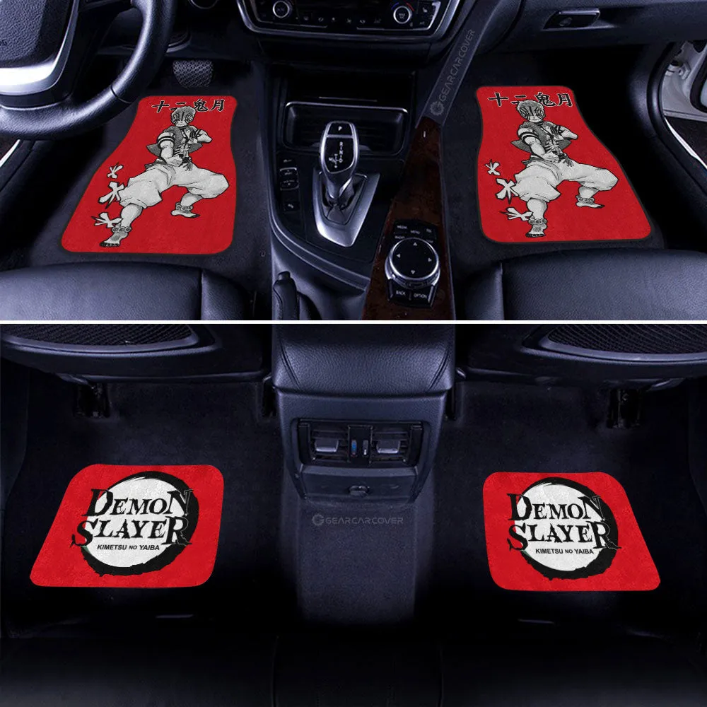 Akaza Car Floor Mats Custom Car Accessories Manga Style For Fans