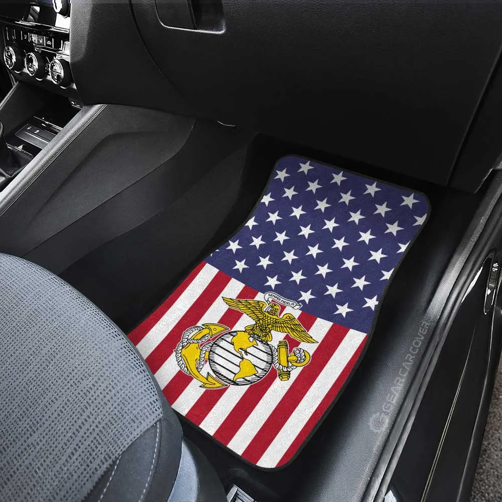 American Flag Military Marine Corps Car Floor Mats Custom Car Accessories