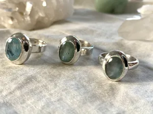 Aquamarine Ansley Ring - Reg. Oval