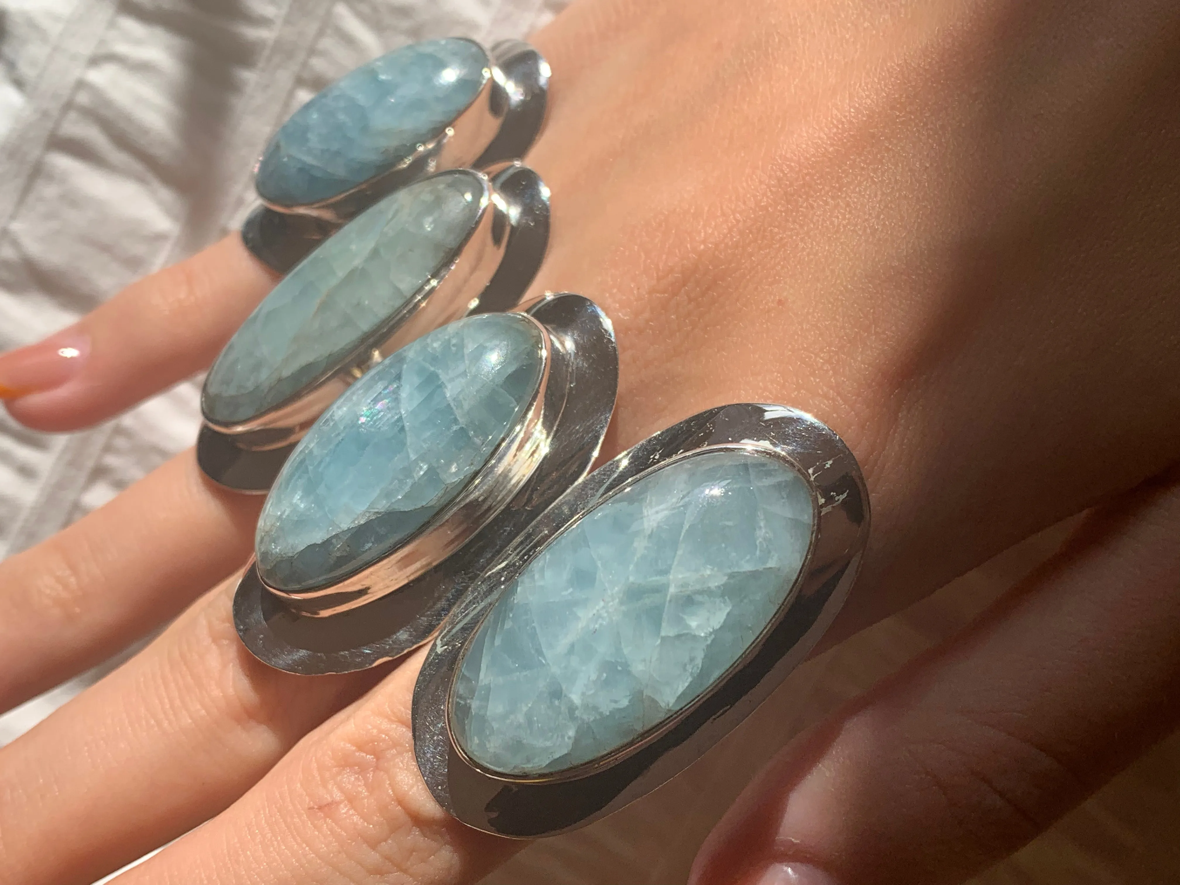 Aquamarine Dinah Ring - Oval