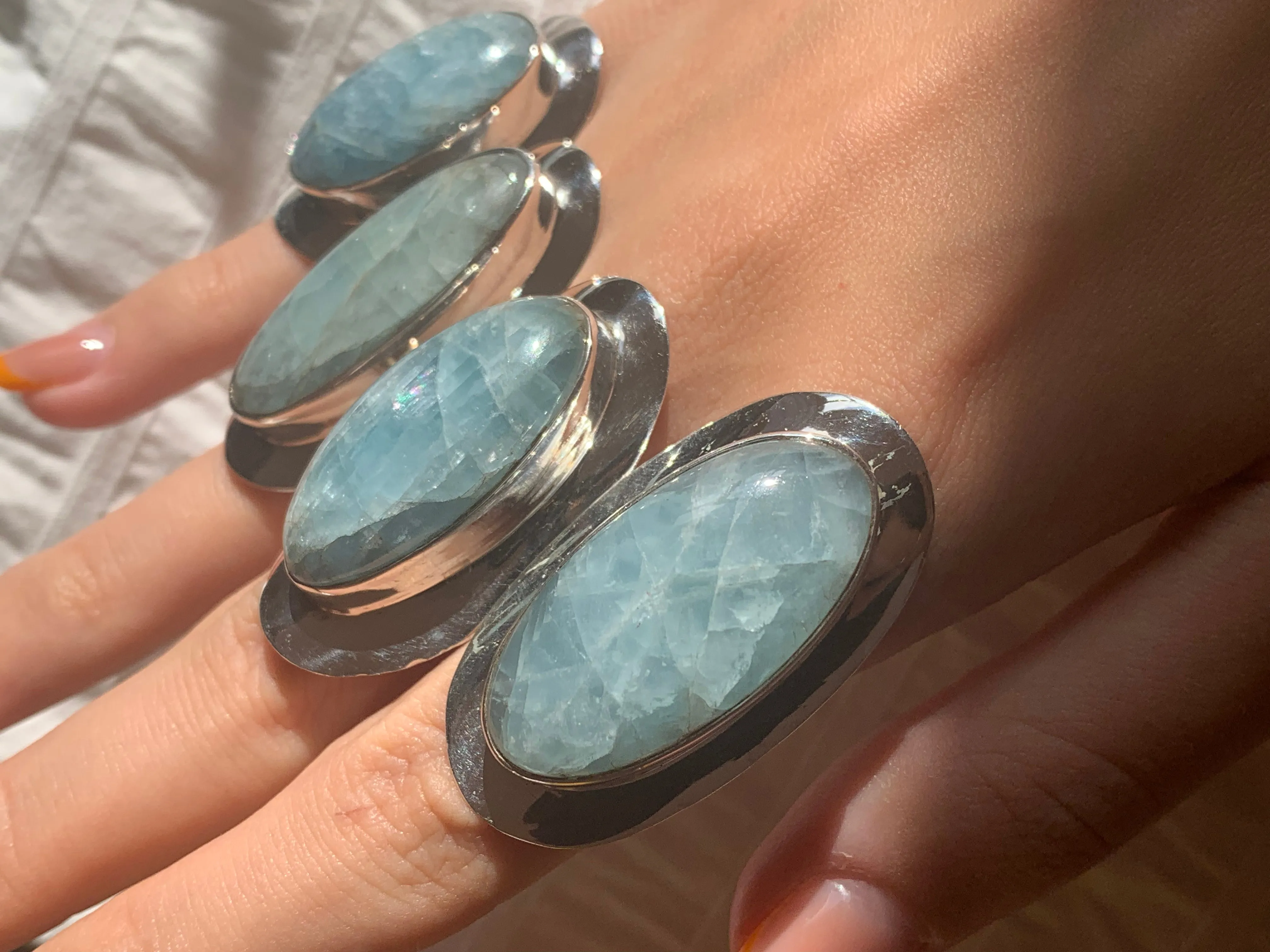 Aquamarine Dinah Ring - Oval