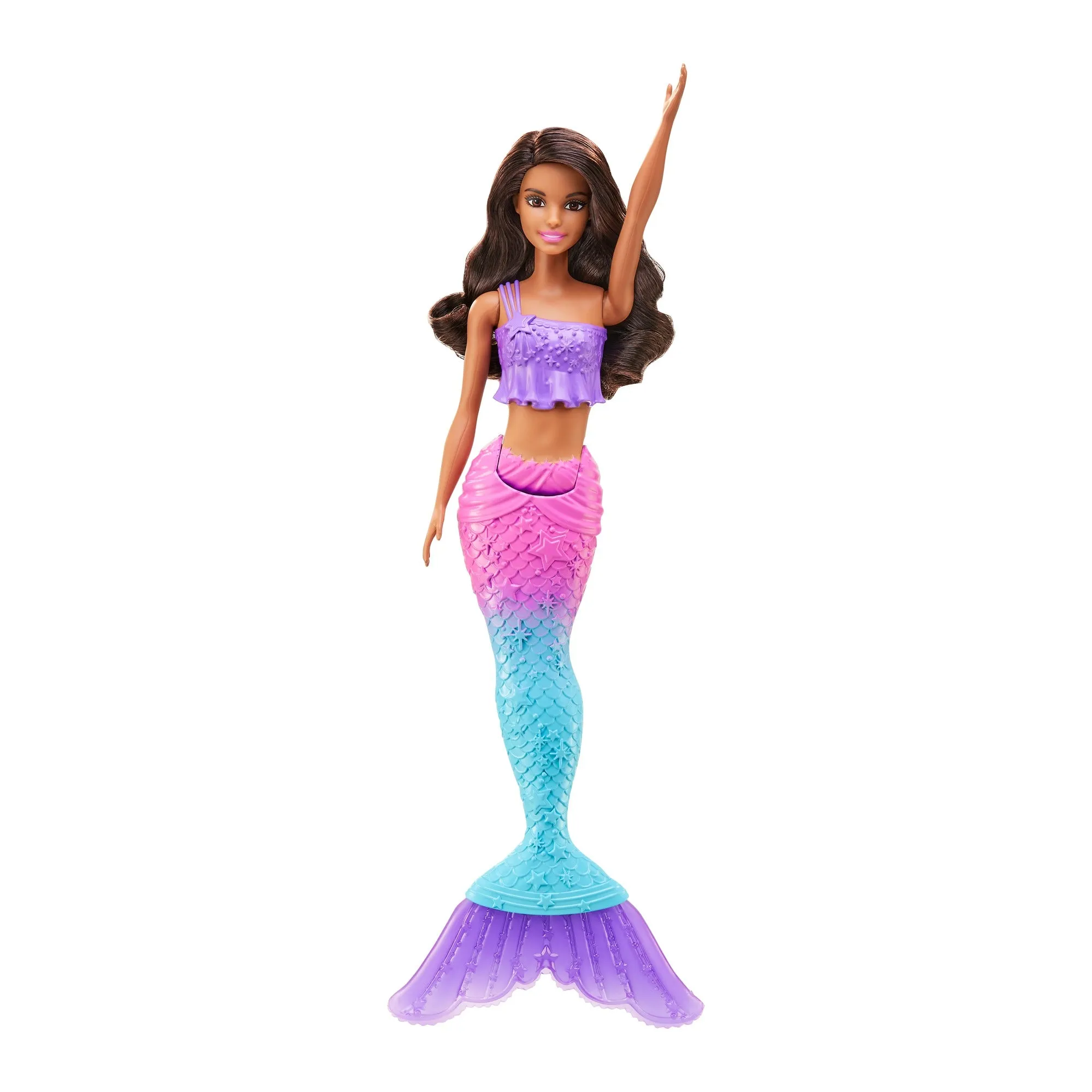 Barbie Brunette Mermaid Set Dolls with Colorful Clothes & Accessories for Kids Ages 3 