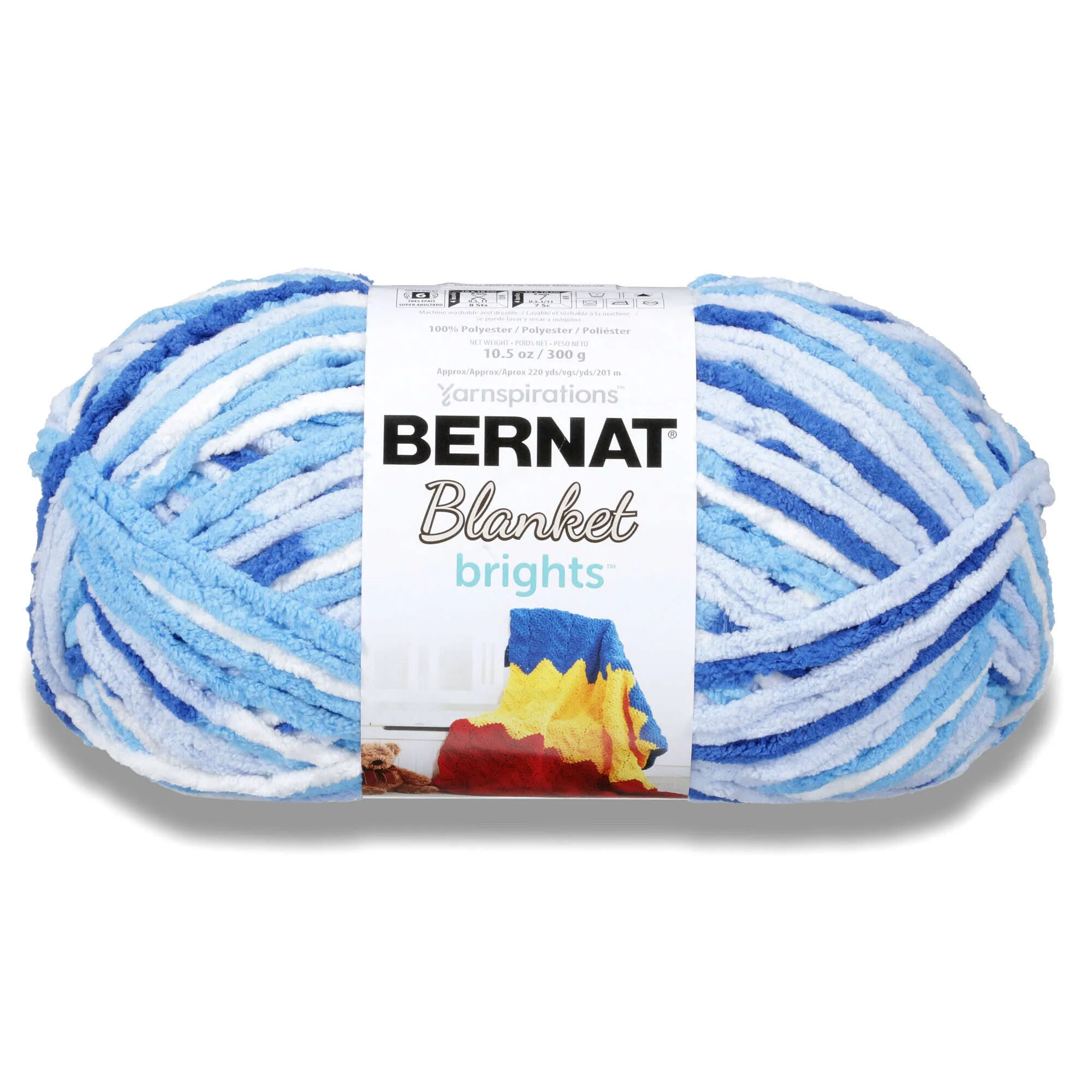 Bernat Blanket Brights Yarn (300g/10.5oz)