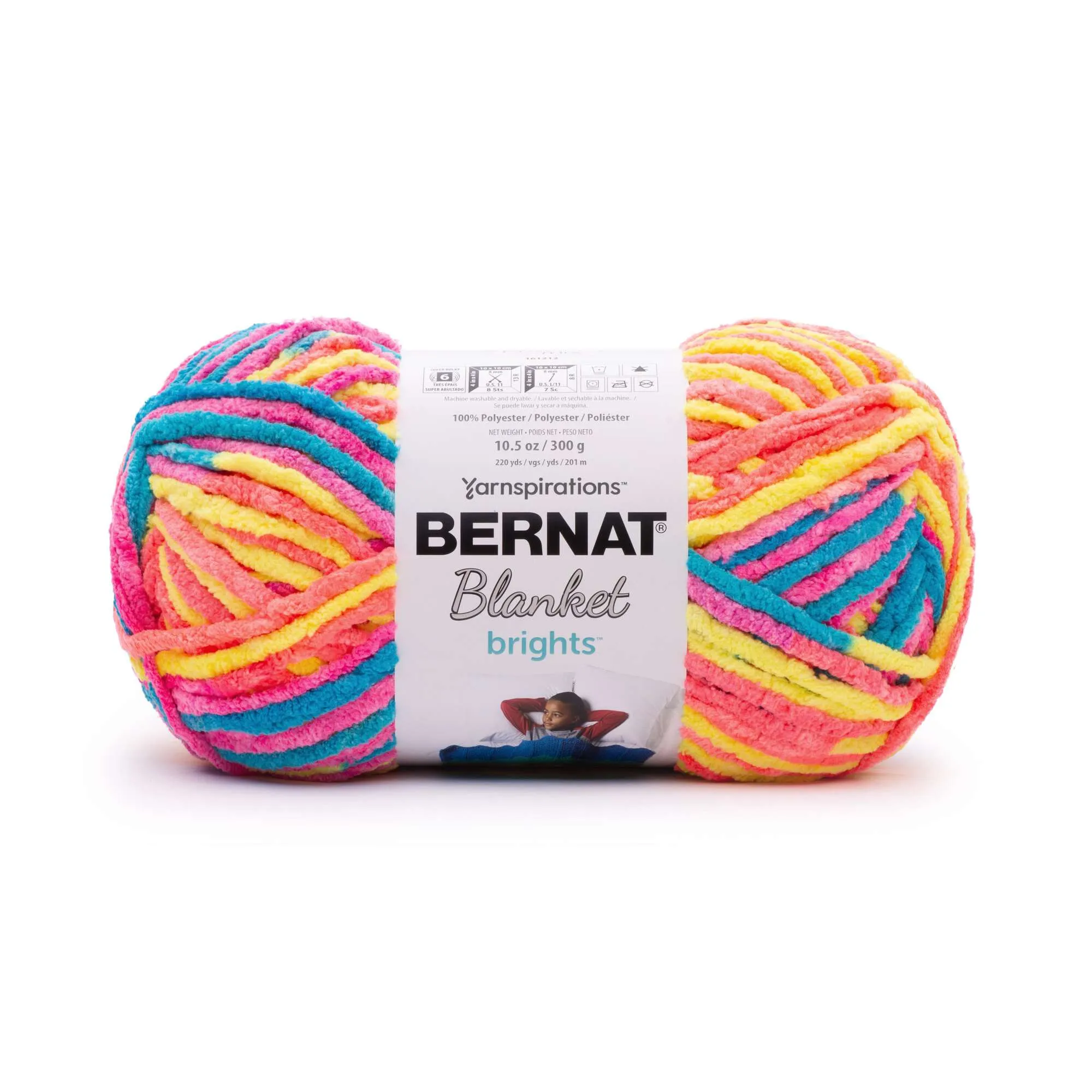 Bernat Blanket Brights Yarn (300g/10.5oz)