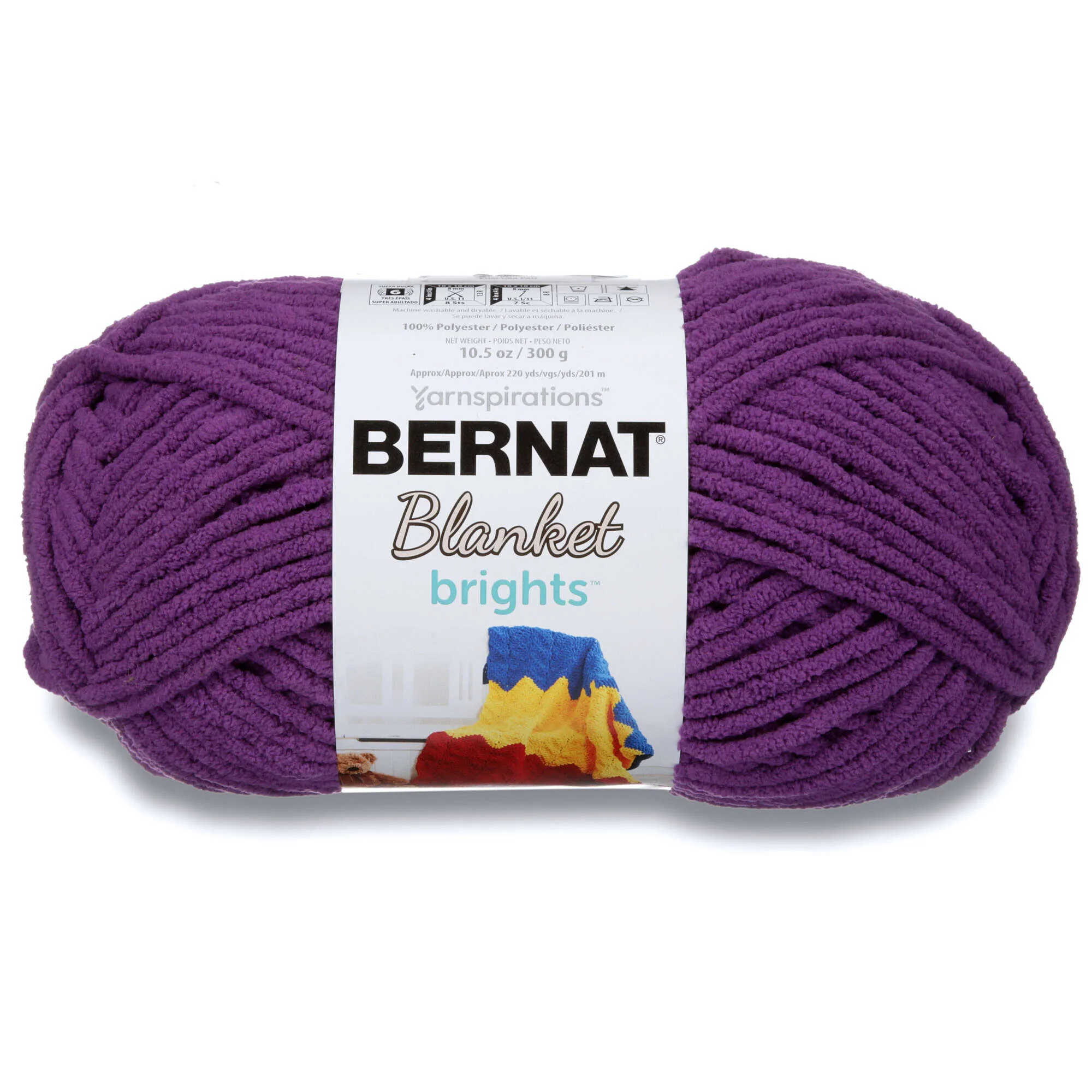 Bernat Blanket Brights Yarn (300g/10.5oz)