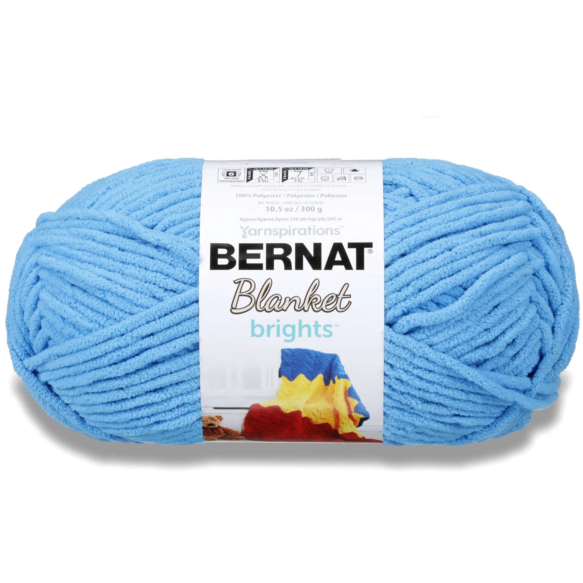 Bernat Blanket Brights Yarn (300g/10.5oz)