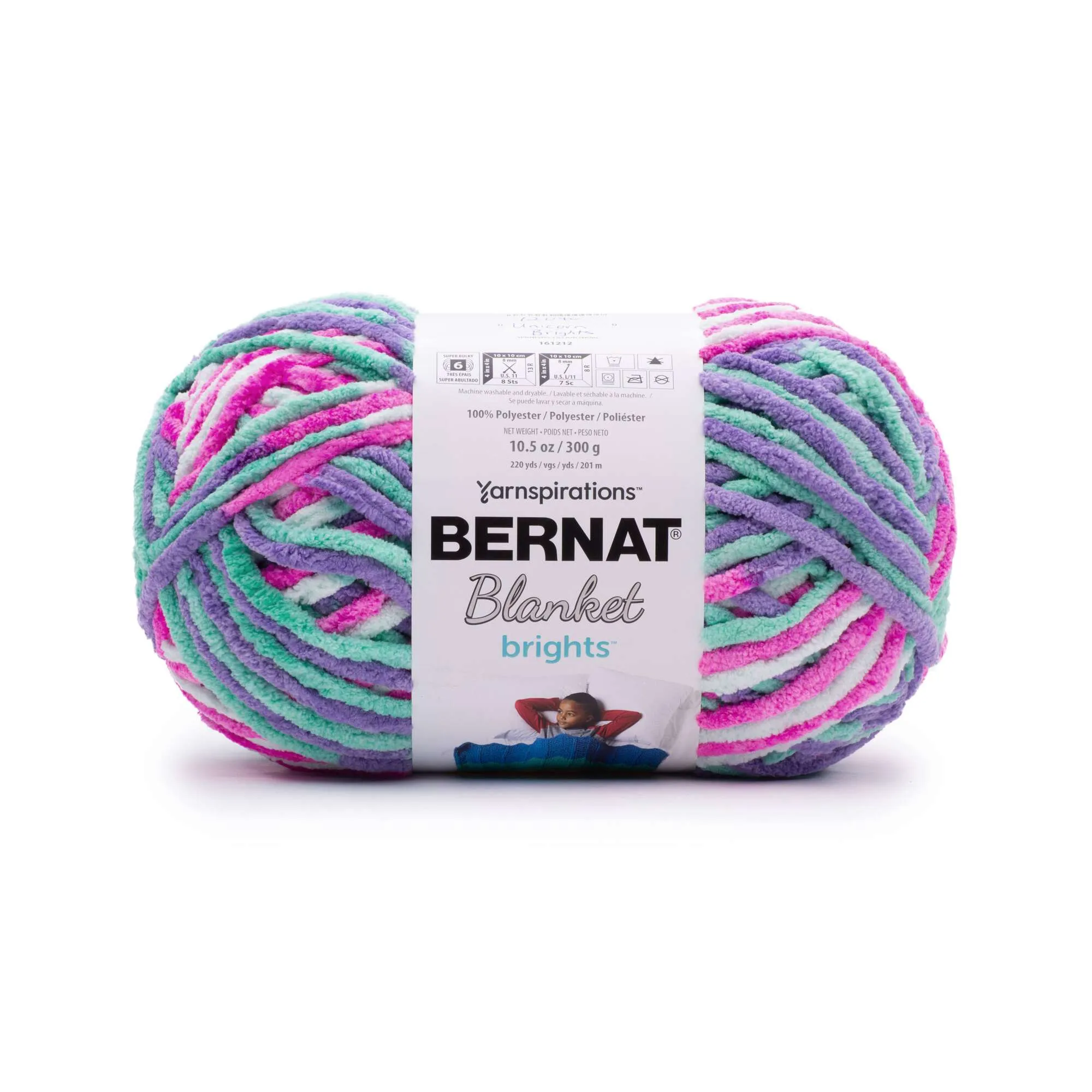 Bernat Blanket Brights Yarn (300g/10.5oz)