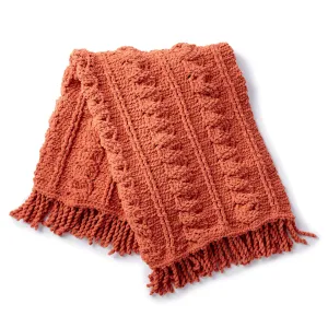 Bernat Crochet Cables Afghan