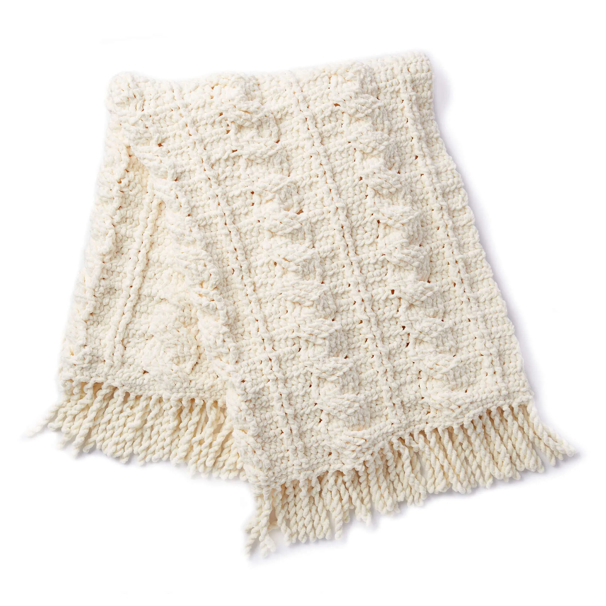Bernat Crochet Cables Afghan
