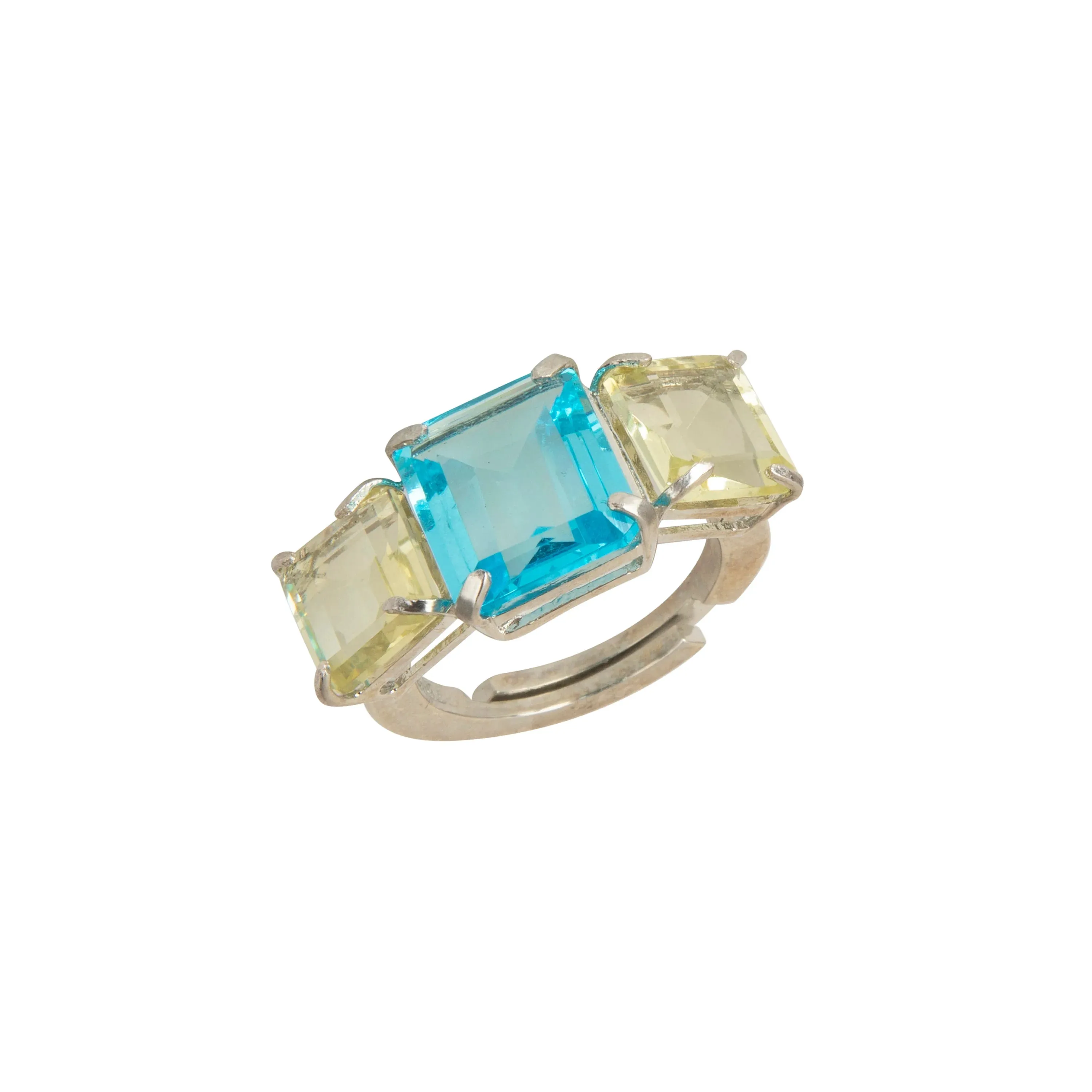 Bounkit Annette Ring - Amethyst/Blue