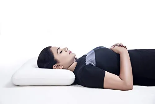 CareFoam Orthopedic Memory Foam Small Size Neck & Back Support Sleeping Bed Pillow (Inner Cover Only, King (16 x 24 x 6 Inch))