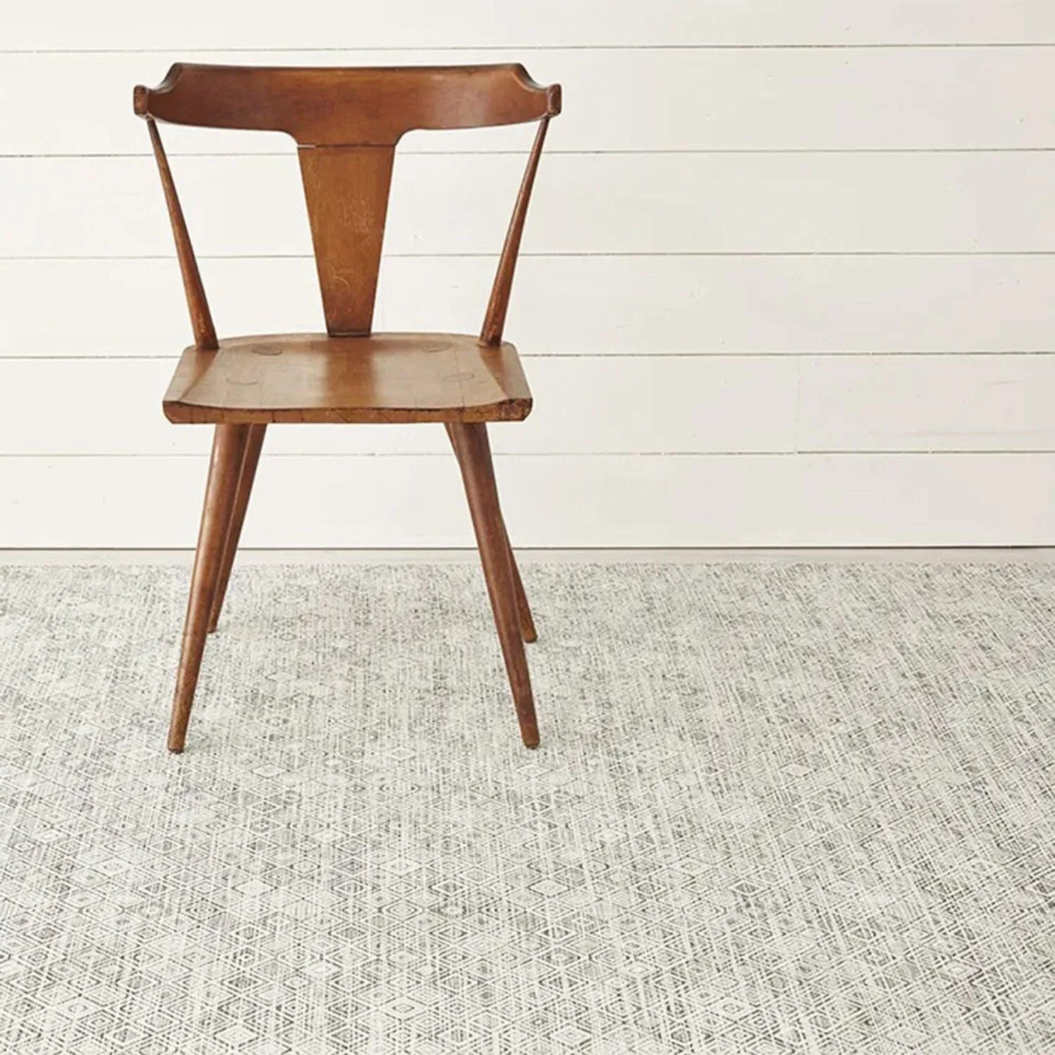 chilewich | woven floormat 183x270cm (72x106") | mosaic black   white
