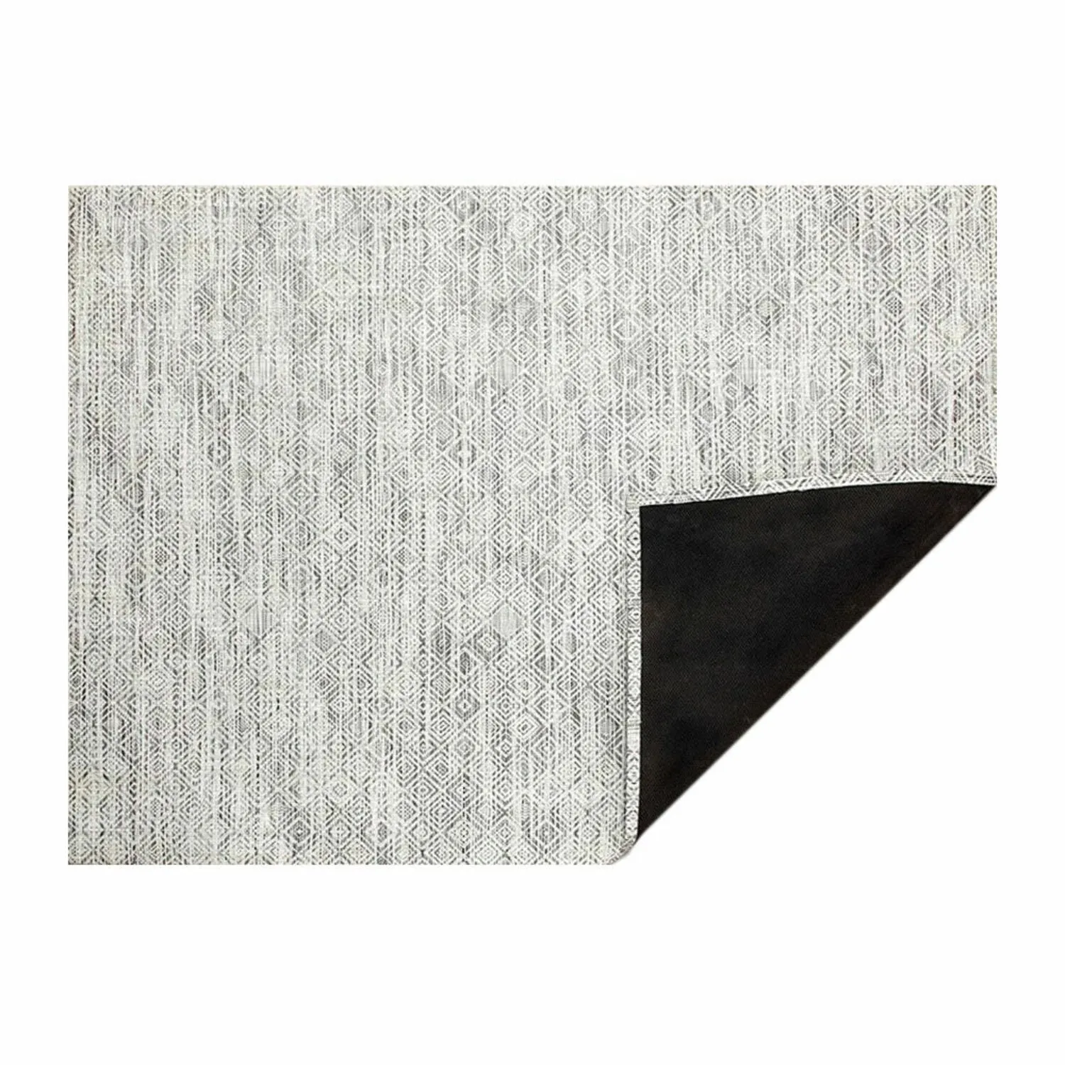 chilewich | woven floormat 183x270cm (72x106") | mosaic black   white