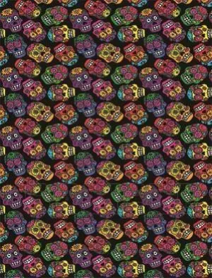Day of the Dead Skulls Fleece