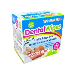 Dental / Oral Wipes (Too Cute Clean)