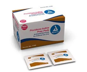 Dynarex Povidone-Iodine Prep Pads