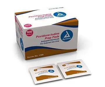 Dynarex Povidone-Iodine Prep Pads