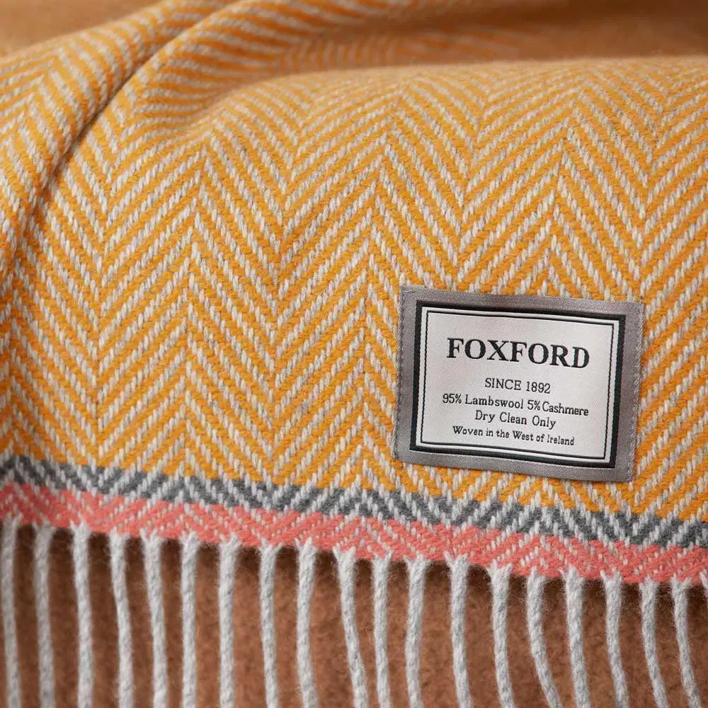 Foxford Cashmere Lambswool Throw | Moy
