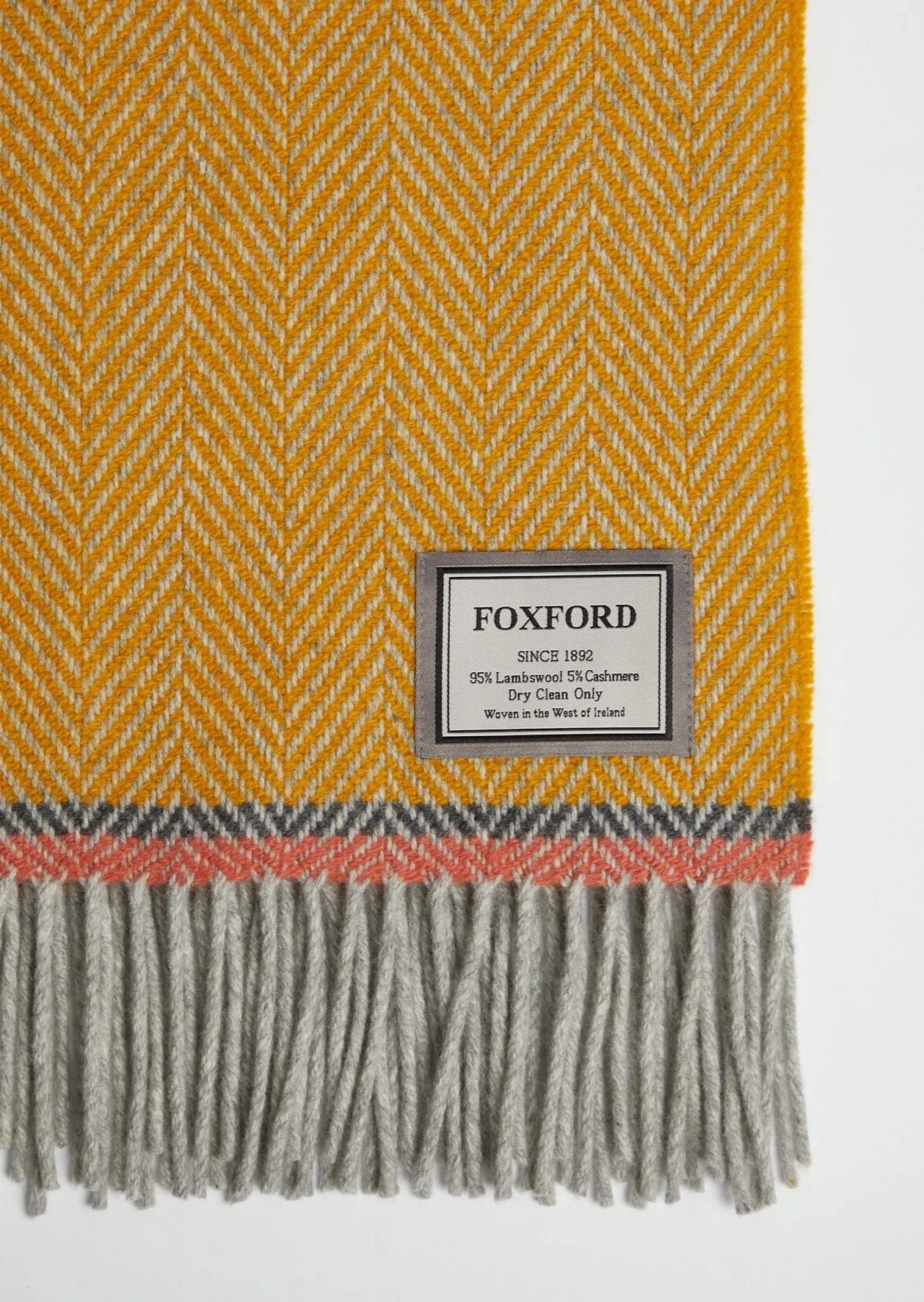 Foxford Cashmere Lambswool Throw | Moy