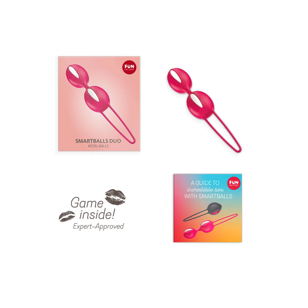 Fun Factory SmartBalls Duo Kegel Balls India Red