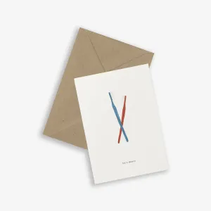 GREETING CARD // TOOTHBRUSHES