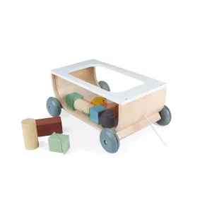 Janod Sweet Cocoon Collection - Cart With Blocks