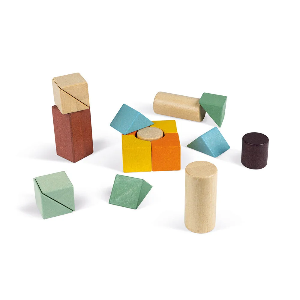 Janod Sweet Cocoon Collection - Cart With Blocks