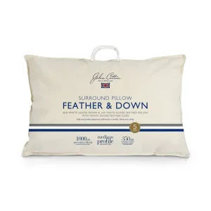 John Cotton Surround Pillow Feather & Down Pillow
