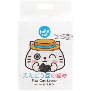 Jollycat Charcoal Clumping Pea Cat Litter 8L