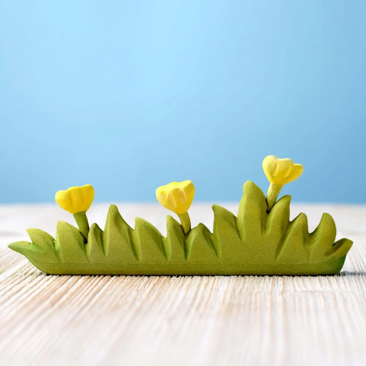 Large Wooden Wildflowers - Yellow