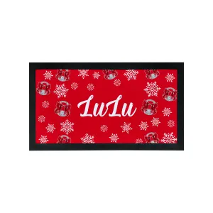 Leyton Orient Christmas Pet Feeding Mat