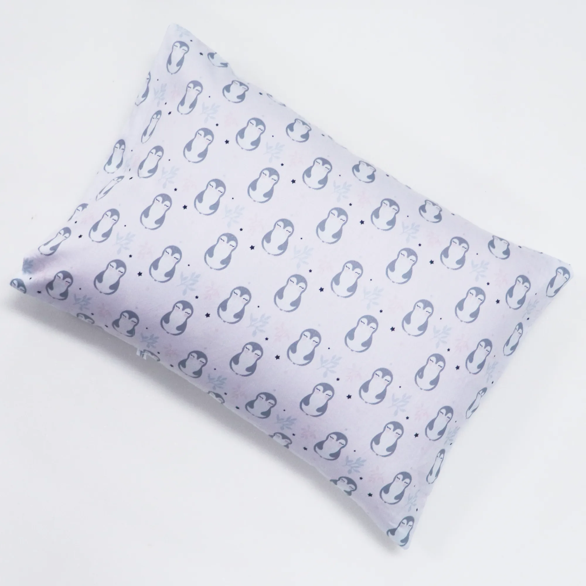 Little Penguin - Toddler Pillow with 100% Cotton Removable cover - 20 X 15 Inches | Children Pillows