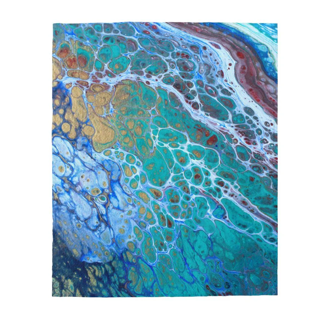 Making a Splash Velveteen Plush Blanket