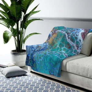 Making a Splash Velveteen Plush Blanket