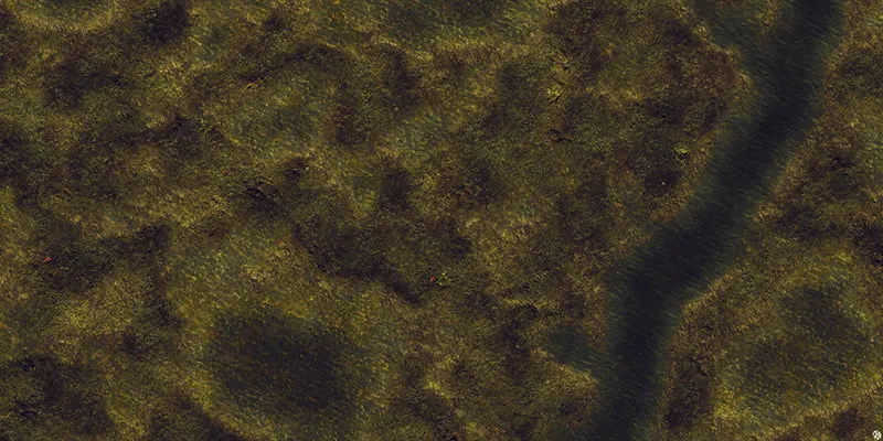Mats by Mars: Swamplands Tabletop Wargaming Play Mat