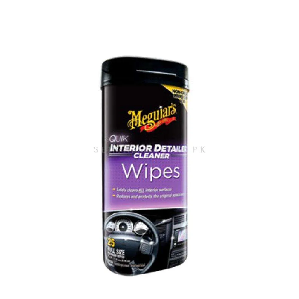 Meguiars Quik Interior Detailer Interior Wipes - G13600