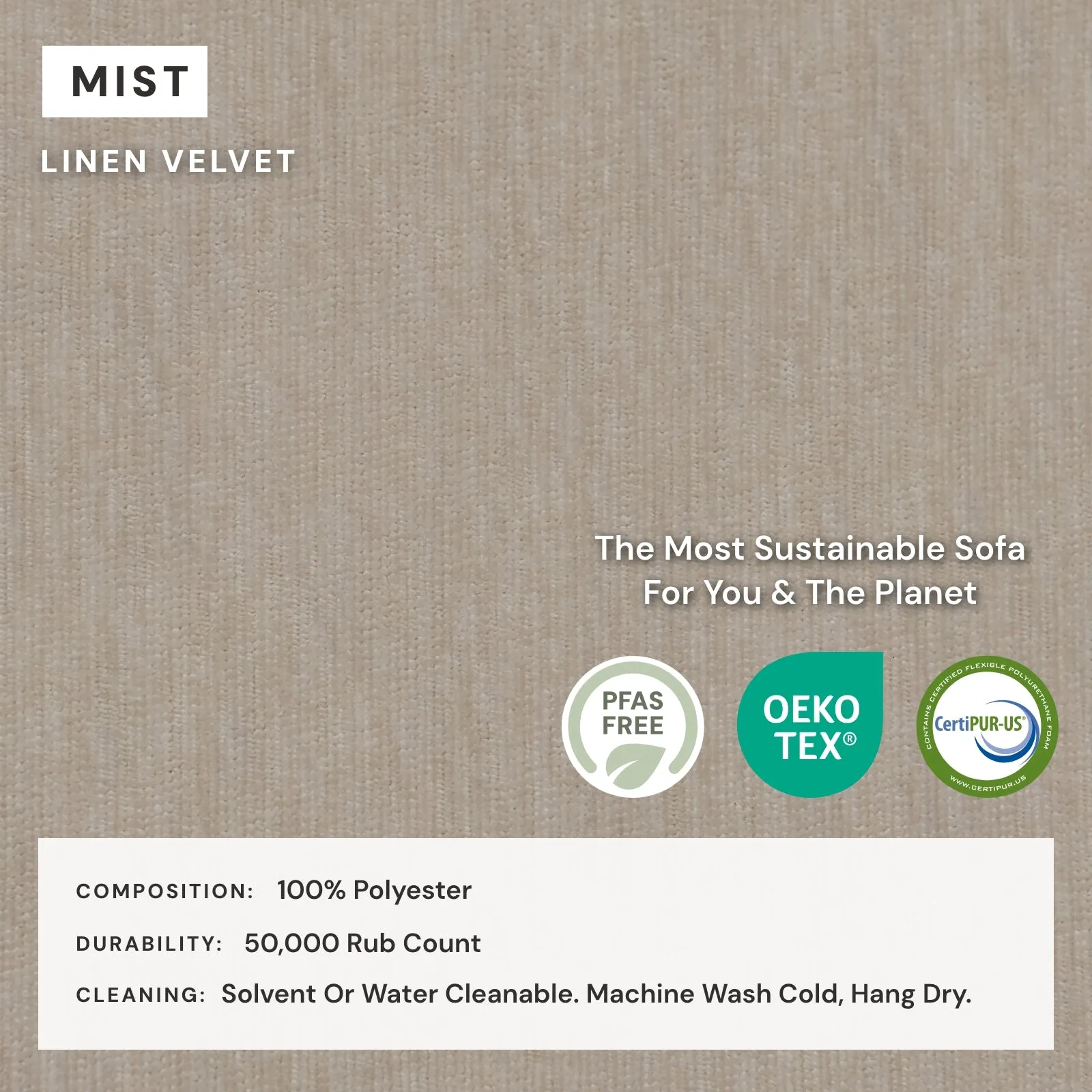 Modular Washable 7-Seater Open-Ends U-Sectional   Ottoman in Mist | Memorix  Seat | Cloud Pillow