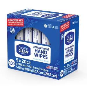 Nice ′N Clean Antibacterial Hand Wipes...100ct Pack