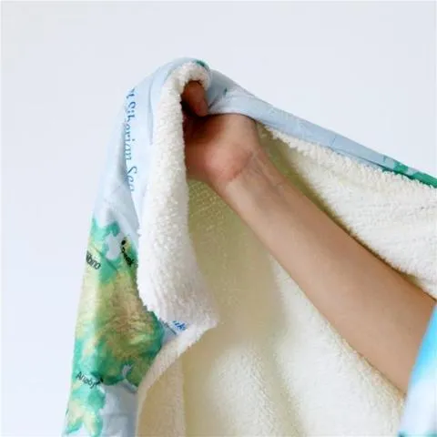 Ocean Wave Cozy Hooded Blanket