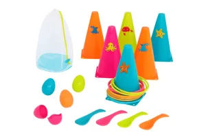 Outdoor Games Set - Ring toss & Egg-and-Spoon