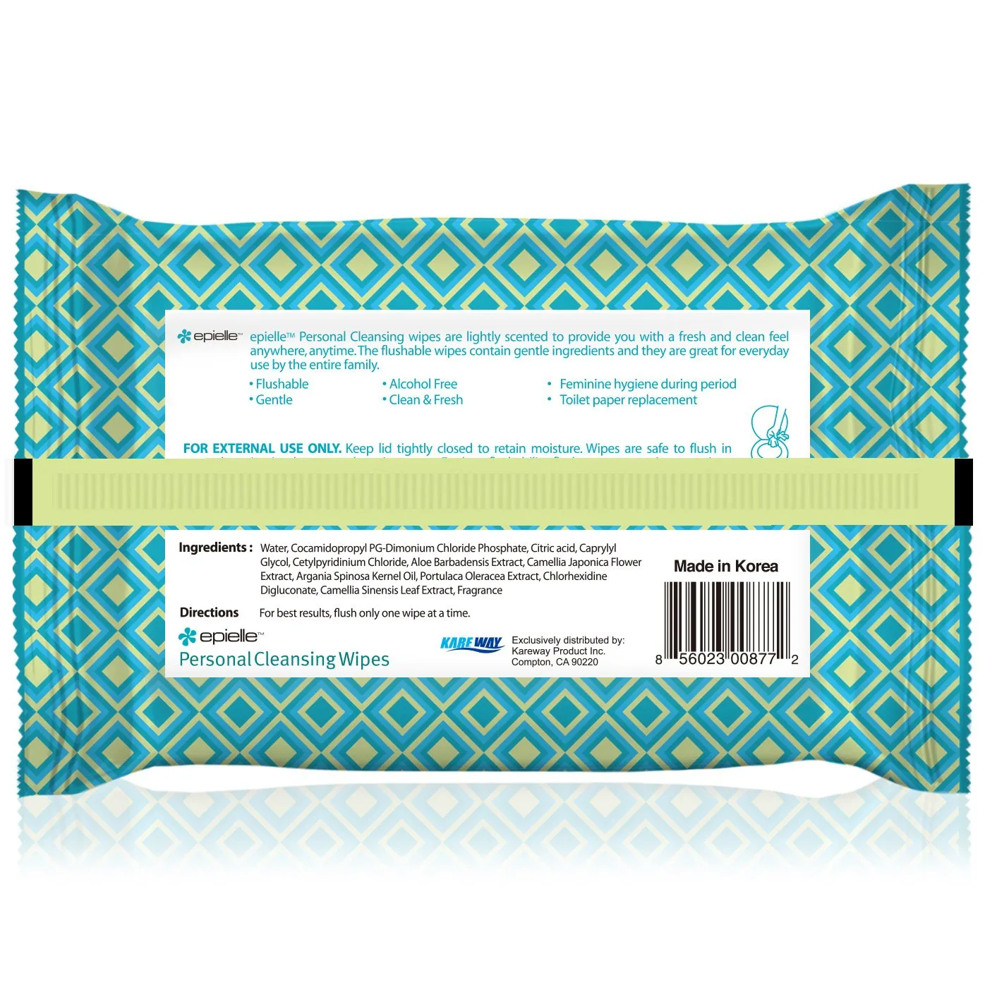 Personal Cleansing Flushable Wipes | 36ct