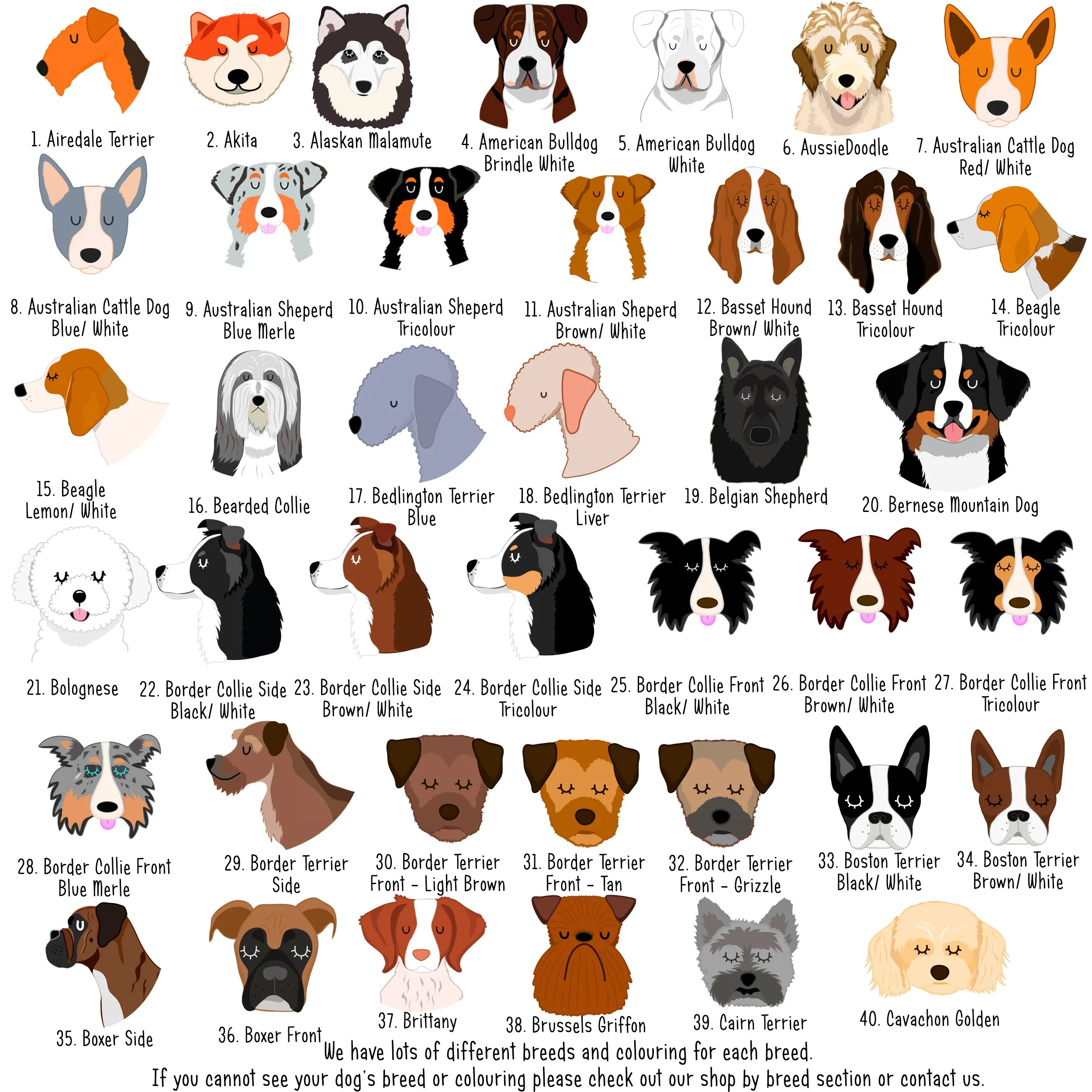 Personalised Pet ID Tag - Cartoon Summer Fruits