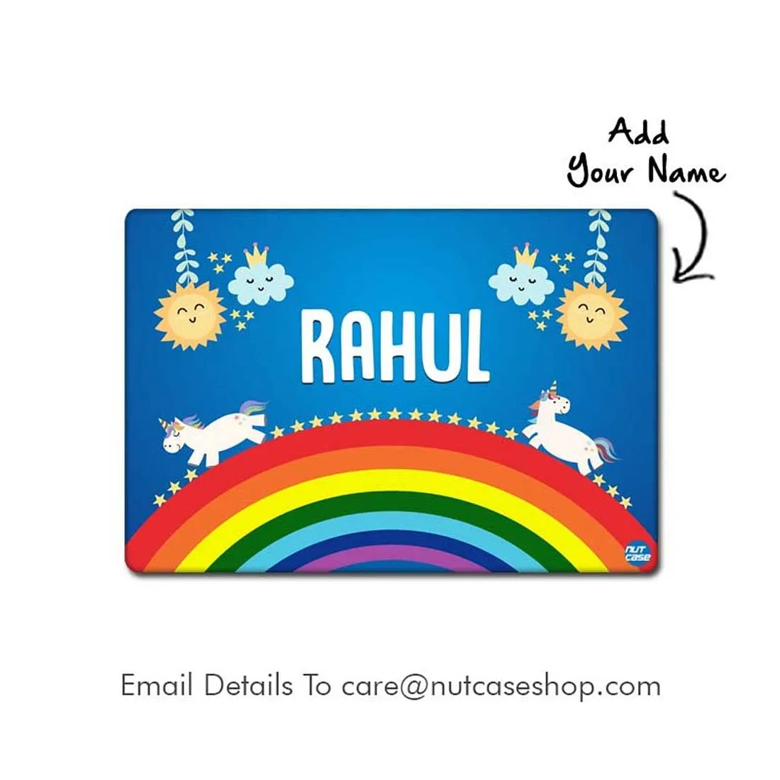Personalized Placemats for Dining Table Rainbow Theme Return Gifts - Rainbow