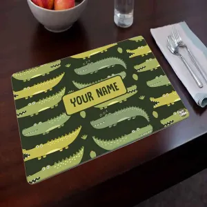 Personalized Return Gifts for Birthday Party Custom Placemats - Crocodile