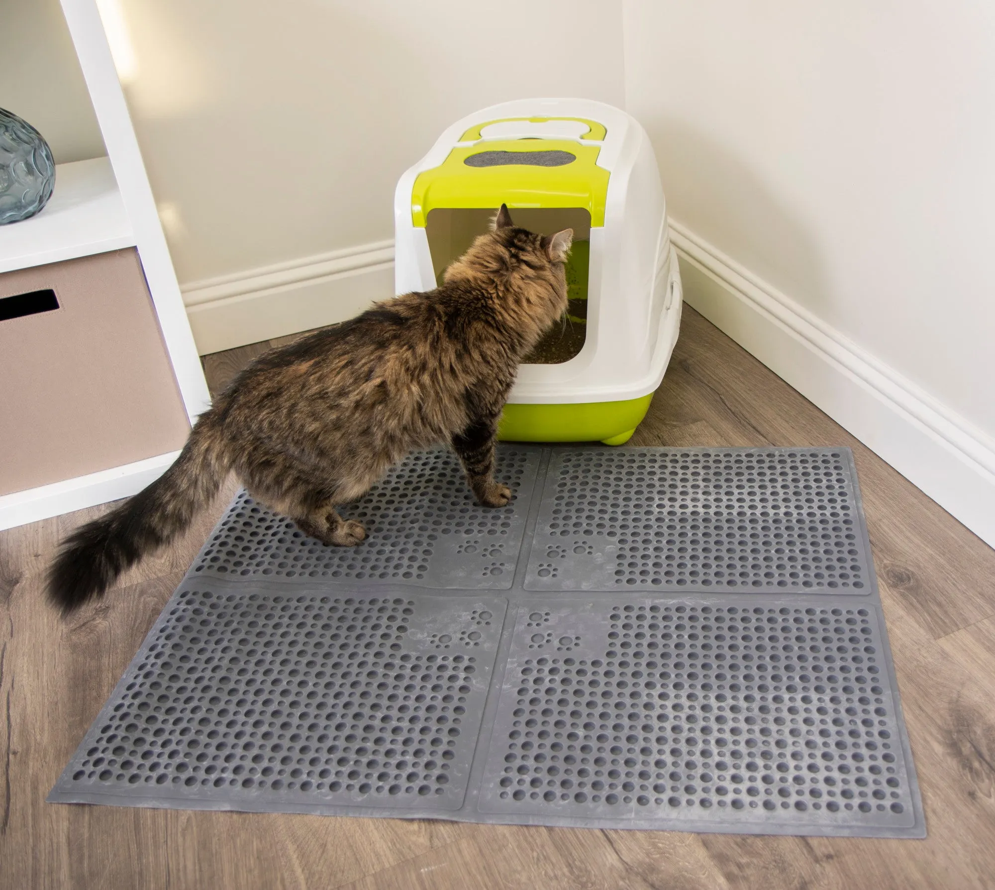 Petlinks - Purr-fect Paws Multipurpose Rubber Cat Litter Mat
