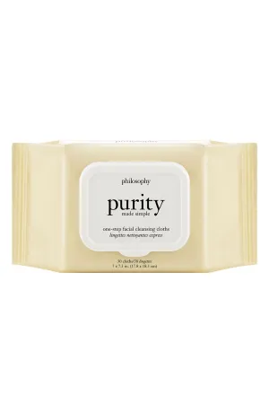 philosophy purity made simple one-step facial cleansing cloths